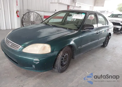2000 Honda Civic Lx из США, поврежденный, VIN 1HGEJ6671YL024815